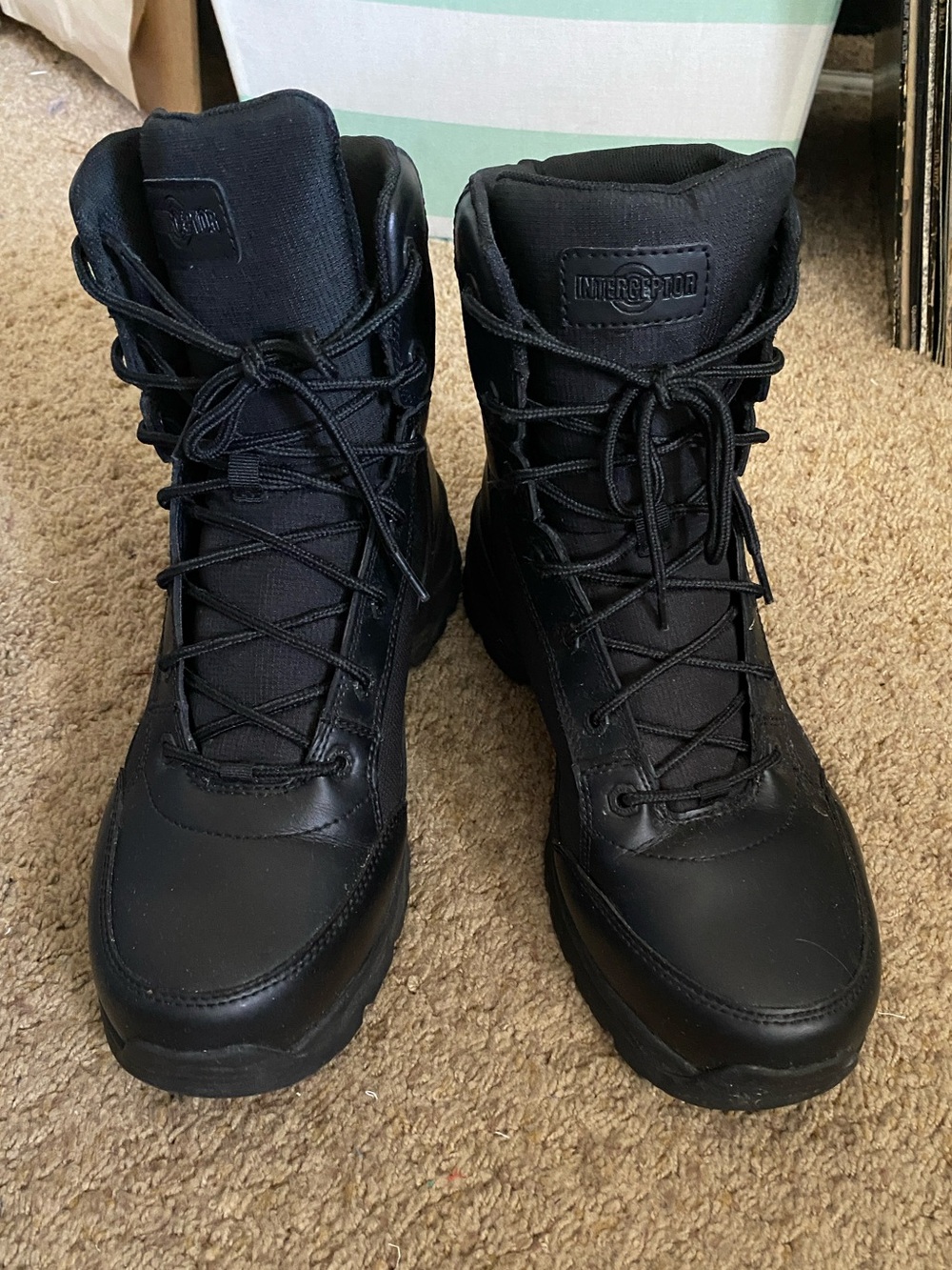 Black Inceptor Men’s Size 12 Lace Up Work Boots